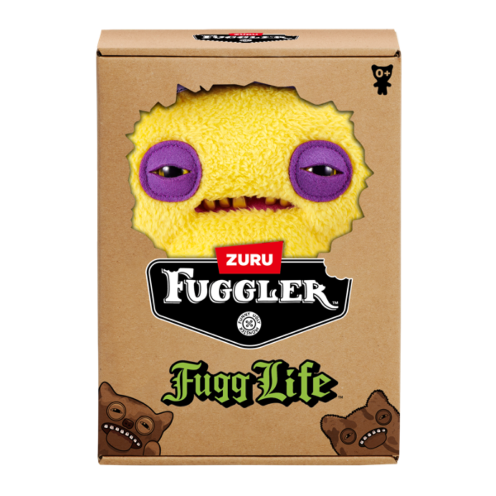 Плюшена играчка, Fuggler, Fugg Life, Squidge, Yellow, S1, 22 см