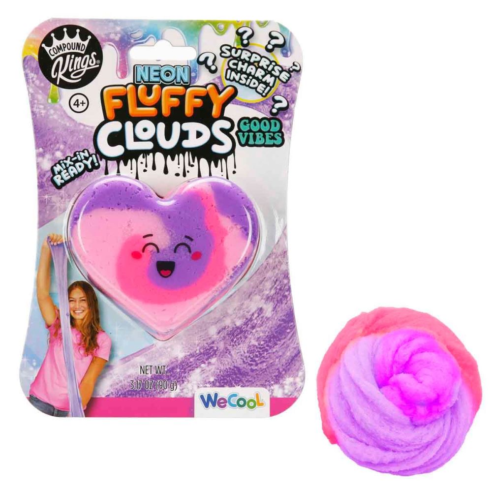 Слайм Compound Kings, Fluffy Cloudz Neon Sweet Treats Candy