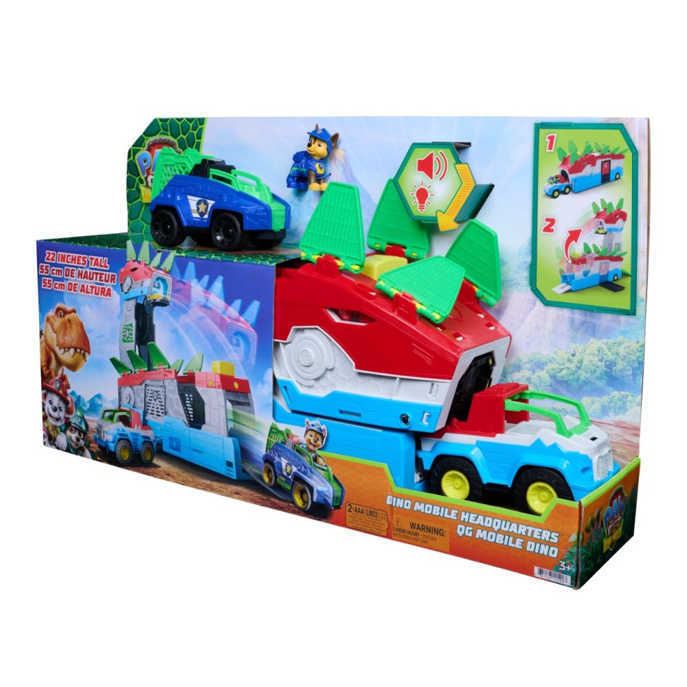 Комплект за игра, Paw Patrol, Dino Mobile Headquarters, 6076044
