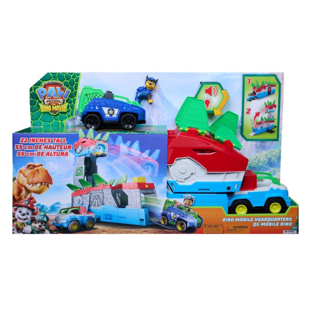Комплект за игра, Paw Patrol, Dino Mobile Headquarters, 6076044
