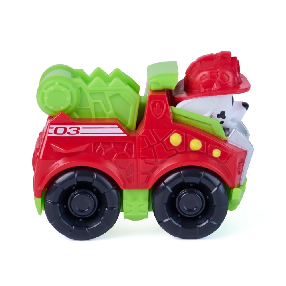 Мини превозно средство с фигурка, Paw Patrol the Dino Movie, Pup Squad Racers, Marshall, 20157135