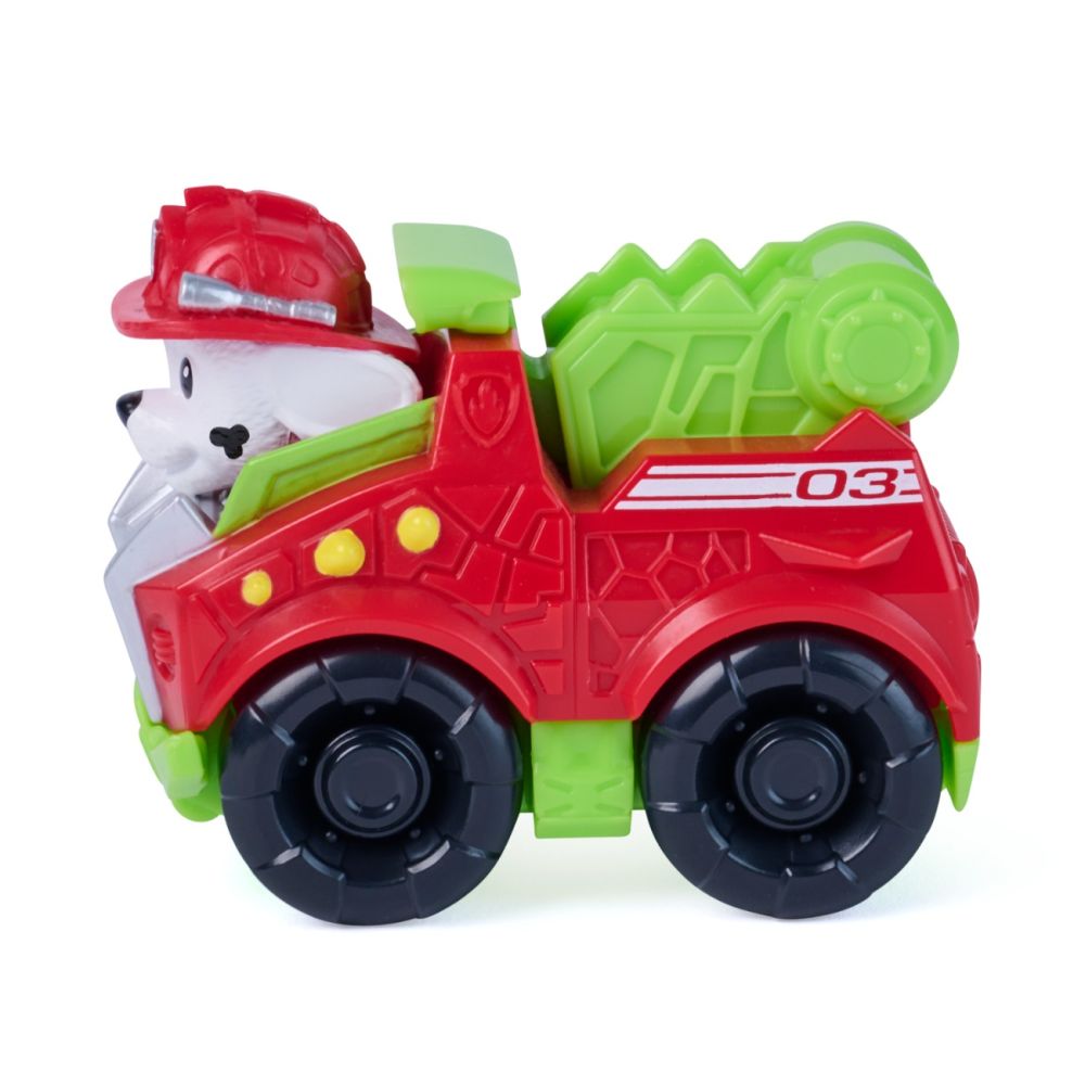 Мини превозно средство с фигурка, Paw Patrol the Dino Movie, Pup Squad Racers, Marshall, 20157135