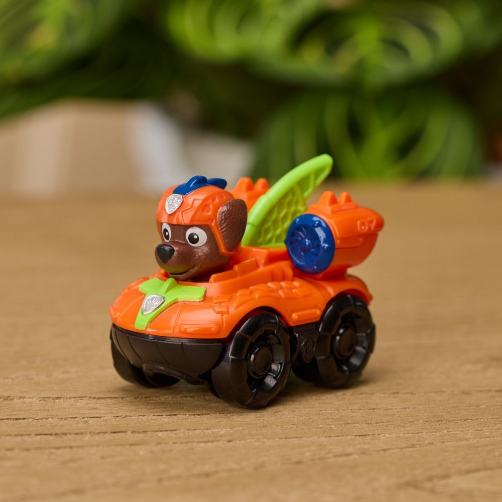 Мини превозно средство с фигурка, Paw Patrol the Dino Movie, Pup Squad Racers, Zuma, 20157136