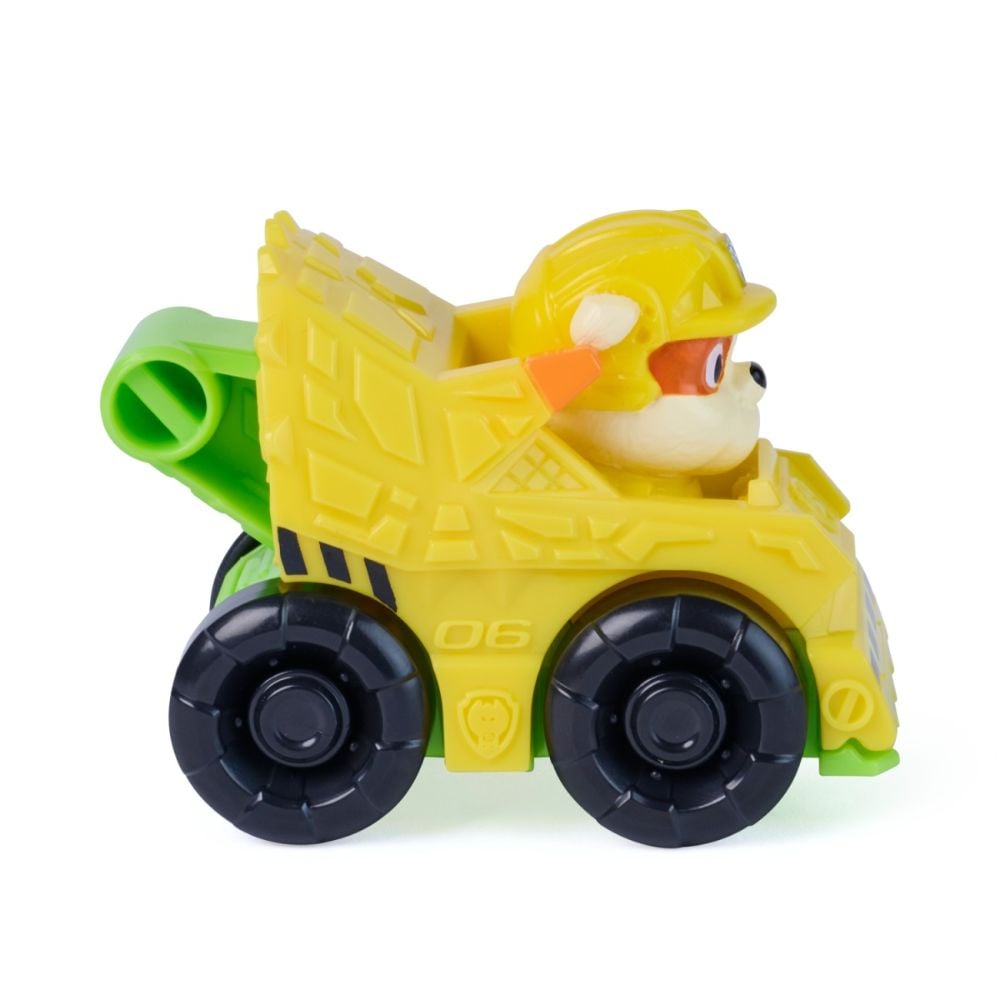 Мини превозно средство с фигурка, Paw Patrol the Dino Movie, Pup Squad Racers, Rubble, 20157138