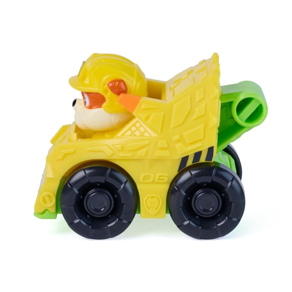 Мини превозно средство с фигурка, Paw Patrol the Dino Movie, Pup Squad Racers, Rubble, 20157138
