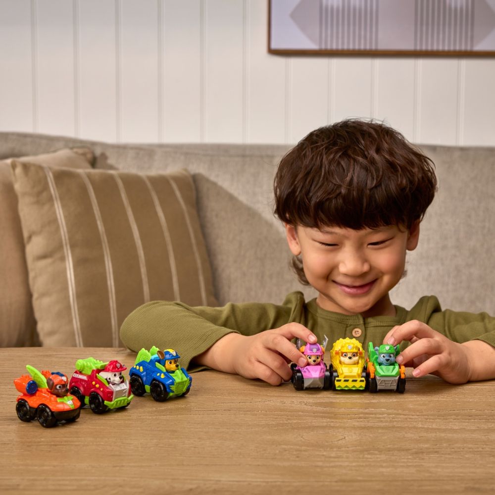 Мини превозно средство с фигурка, Paw Patrol the Dino Movie, Pup Squad Racers, Skye, 20157139