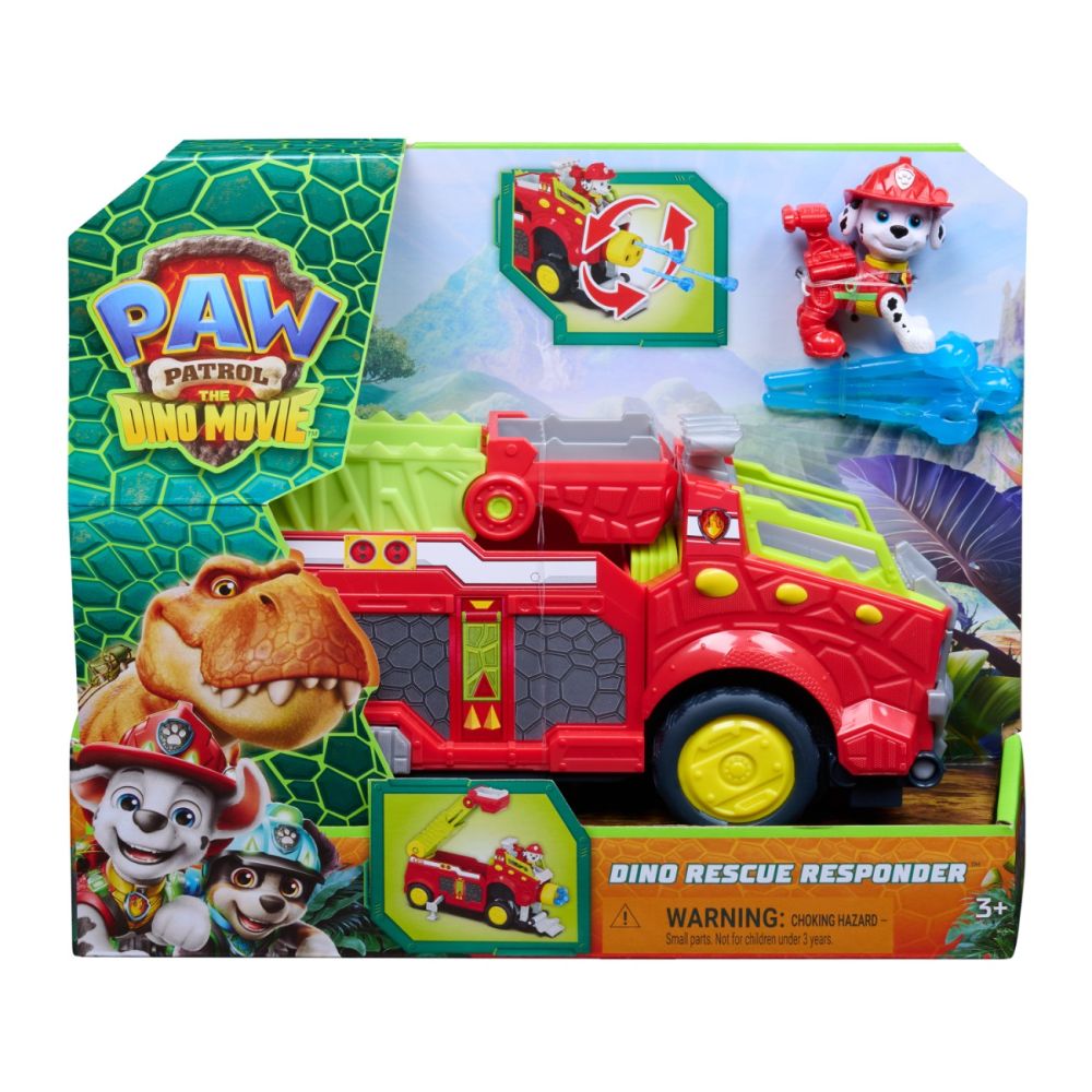 Комплект за игра с фигурка, Paw Patrol, Dino Rescue Responder, Marshall, 6076167