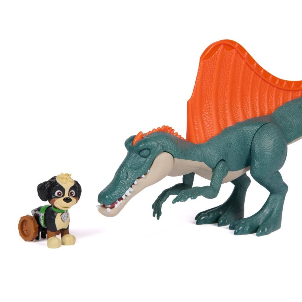 Комплект за игра с динозавър и фигурка, Paw Patrol, Rise and Roll Dino, 6076188