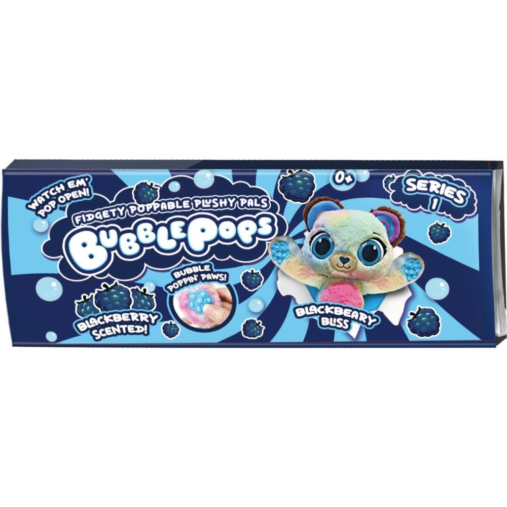 Ароматизирана плюшена играчка, Bubble Pops, S1, Blackberry Bliss, 34 см