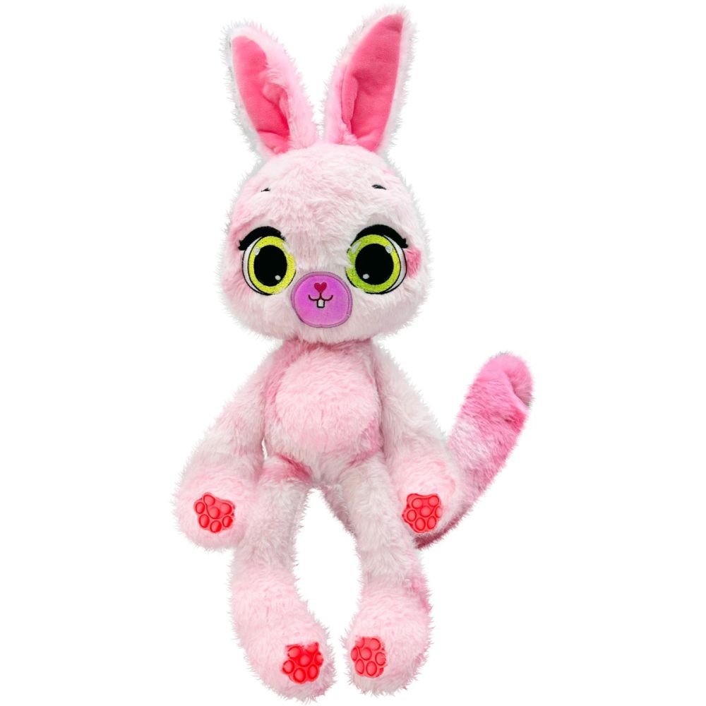 Ароматизирана плюшена играчка, Bubble Pops, S1, Strawberry Snuggle Bunny, 34 см