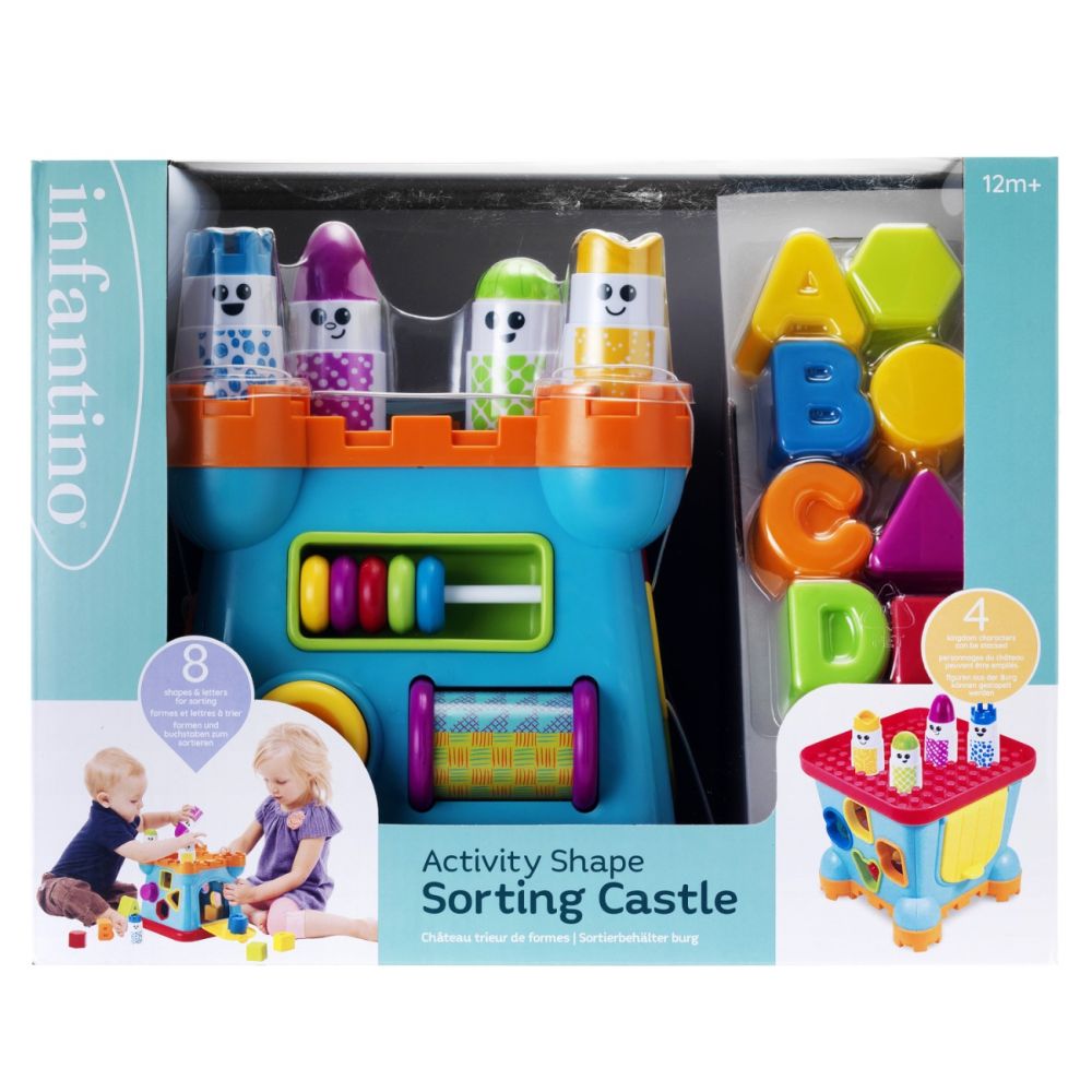 Играчка за сортиране на форми, Infantino, Замък