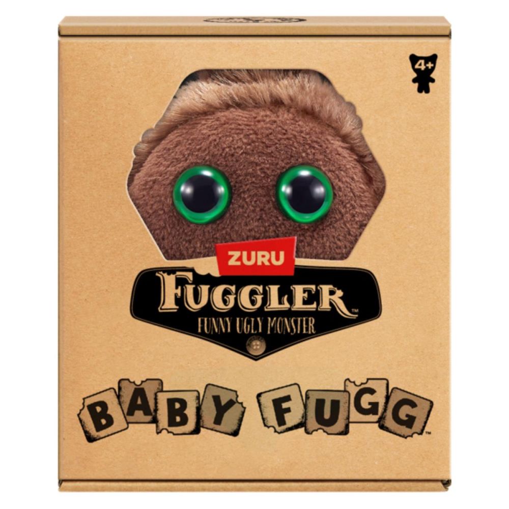Плюшена играчка, Fuggler, Baby Fuggs, Hedge Grog, Brown, S4, 9 см