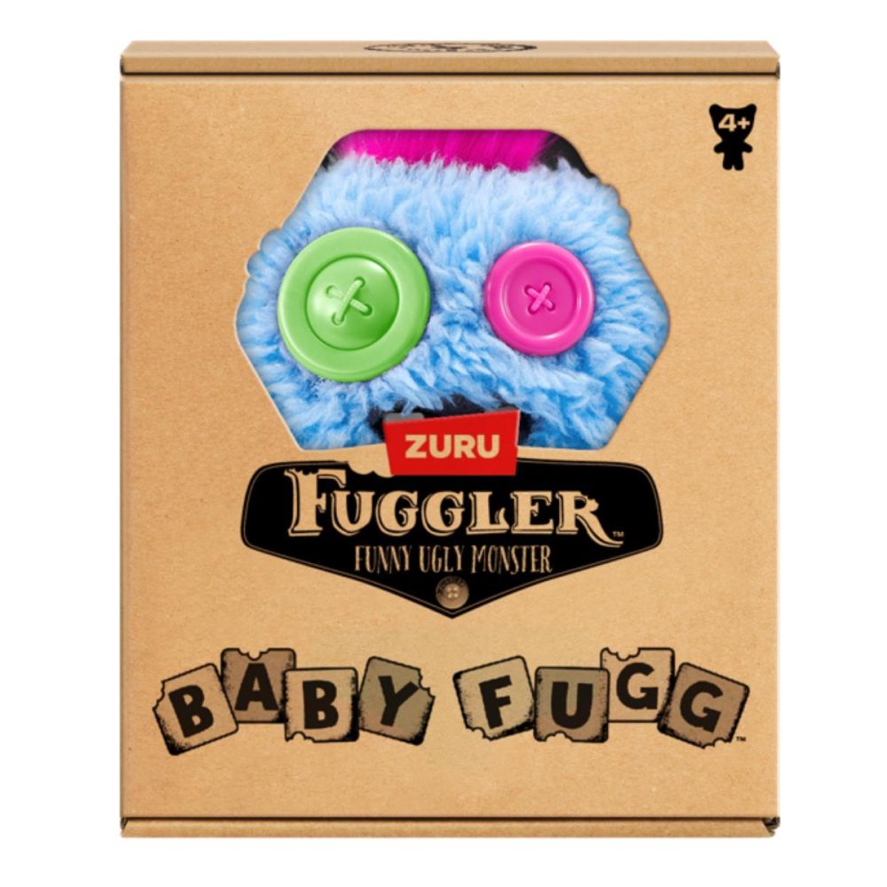 Плюшена играчка, Fuggler, Baby Fuggs, Sasquoosh, Blue, S4, 9 см