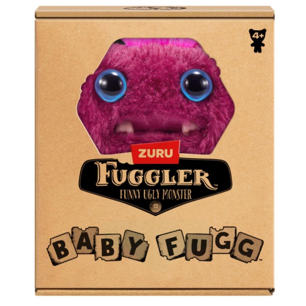 Плюшена играчка, Fuggler, Baby Fuggs, Sir Belch, Red, S4, 9 см