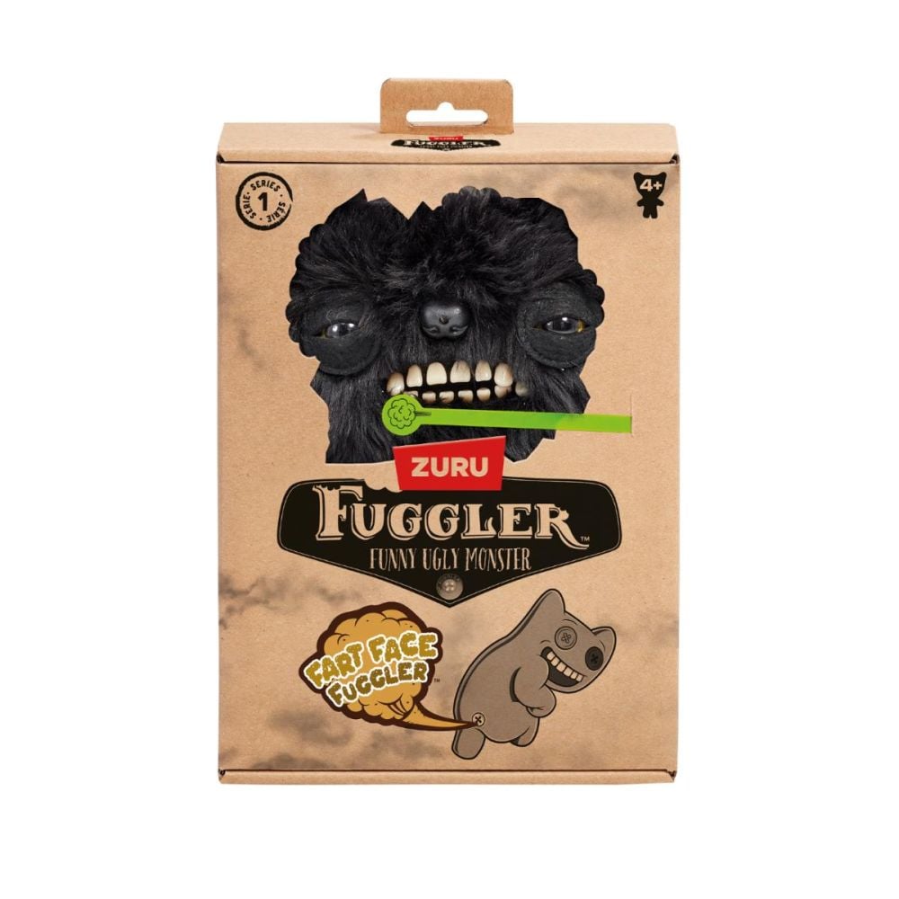 Плюшена играчка, Fuggler, Fart Face, Munch Munch, Черна, S1, 22 см