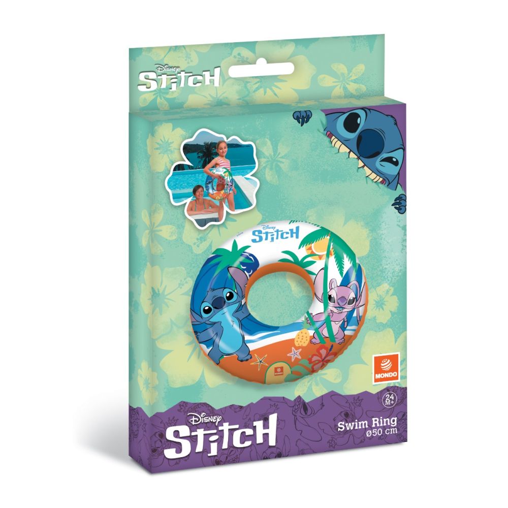 Надуваем пояс за плуване, Disney Stitch, 50 см