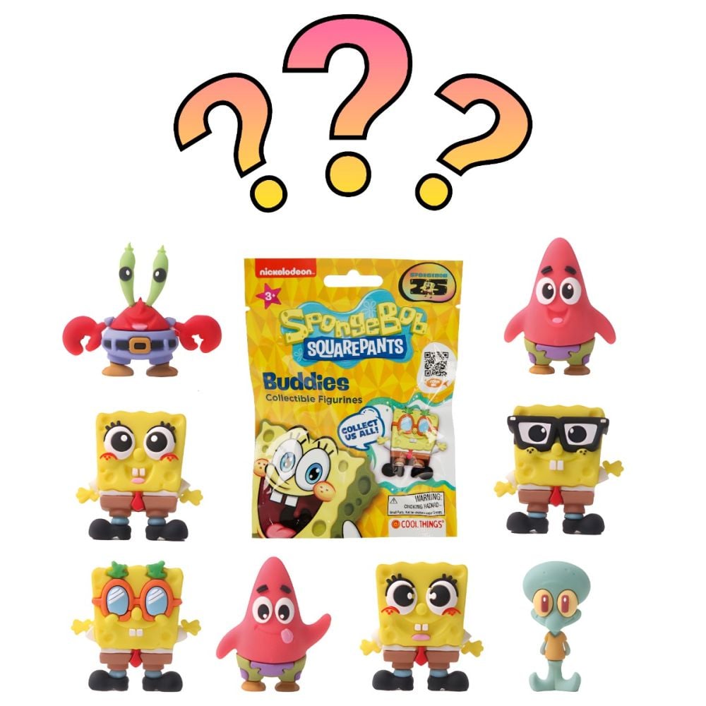 Фигурка изненада 3D, Cool Things, SpongeBob SquarePants Buddies