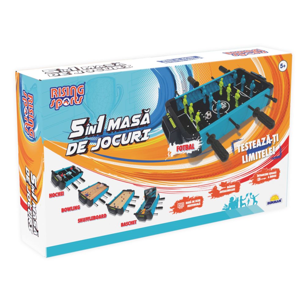 Игрална маса 5 в 1, Rising Sports
