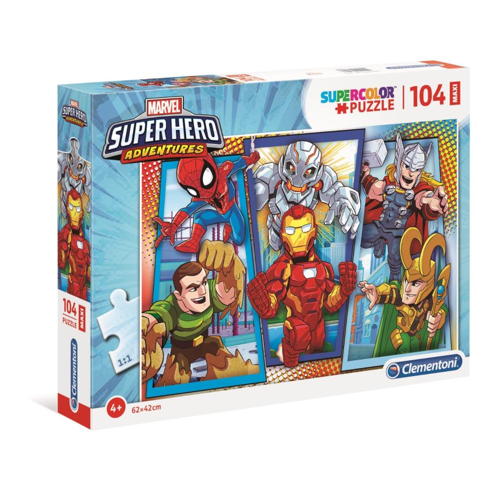 Пъзел Clementoni, Maxi, Marvel Superhero, 104 части