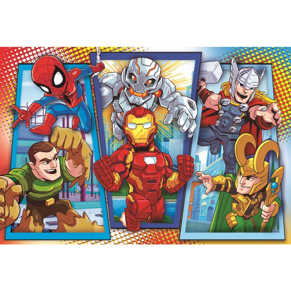Пъзел Clementoni, Maxi, Marvel Superhero, 104 части