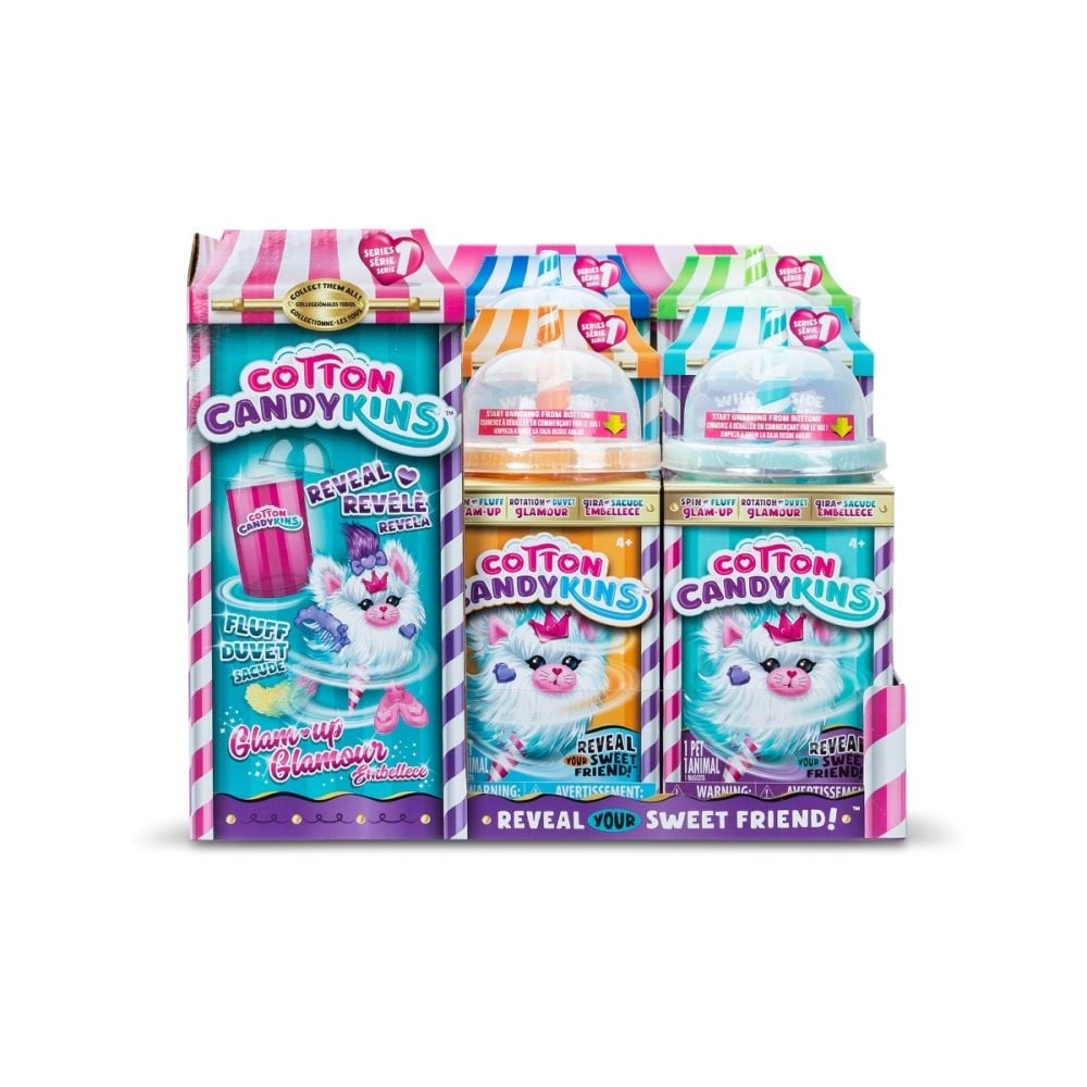 Плюшена играчка изненада, Cotton Candykins, S1
