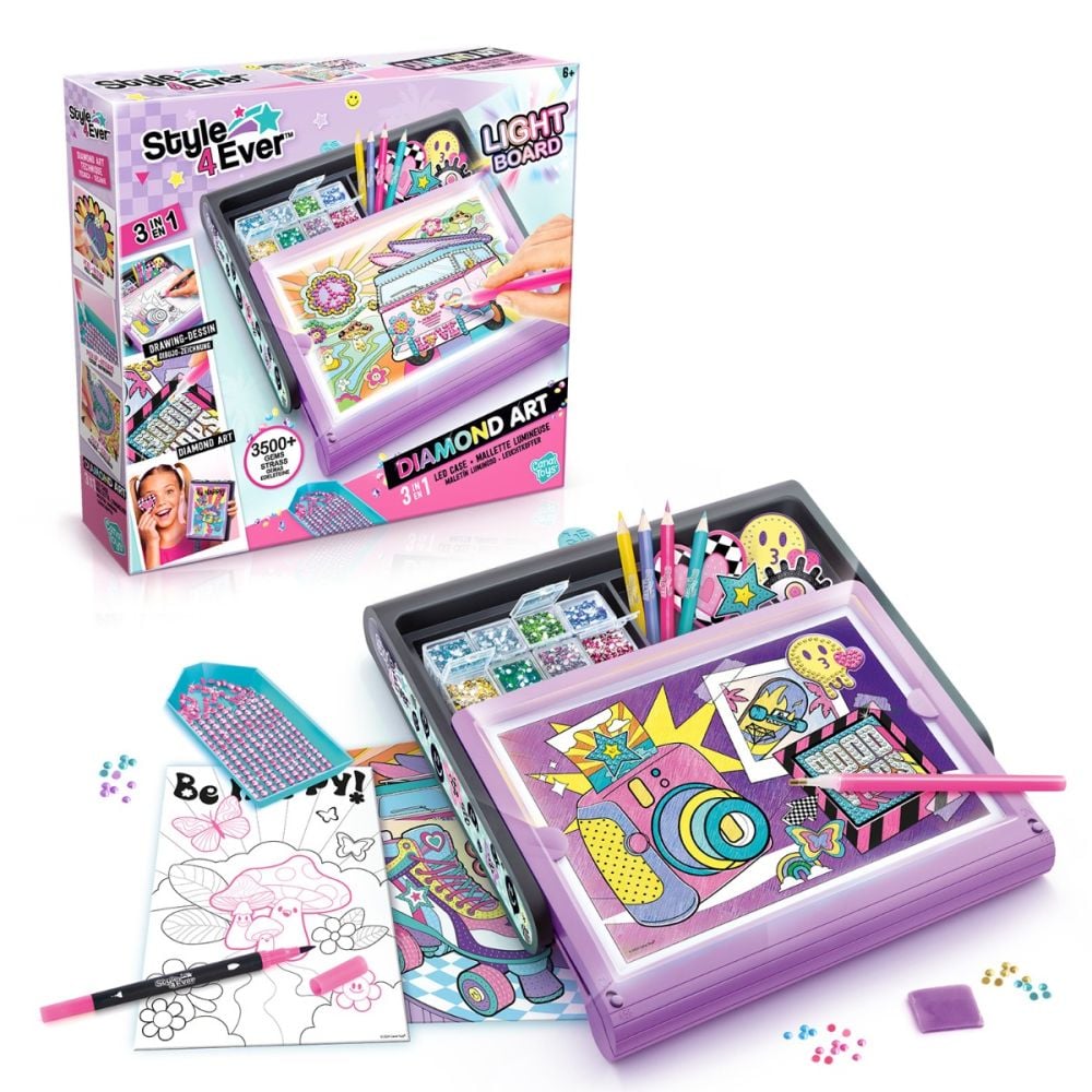 Творчески комплект 3 в 1, Style 4 Ever, Diamond Art