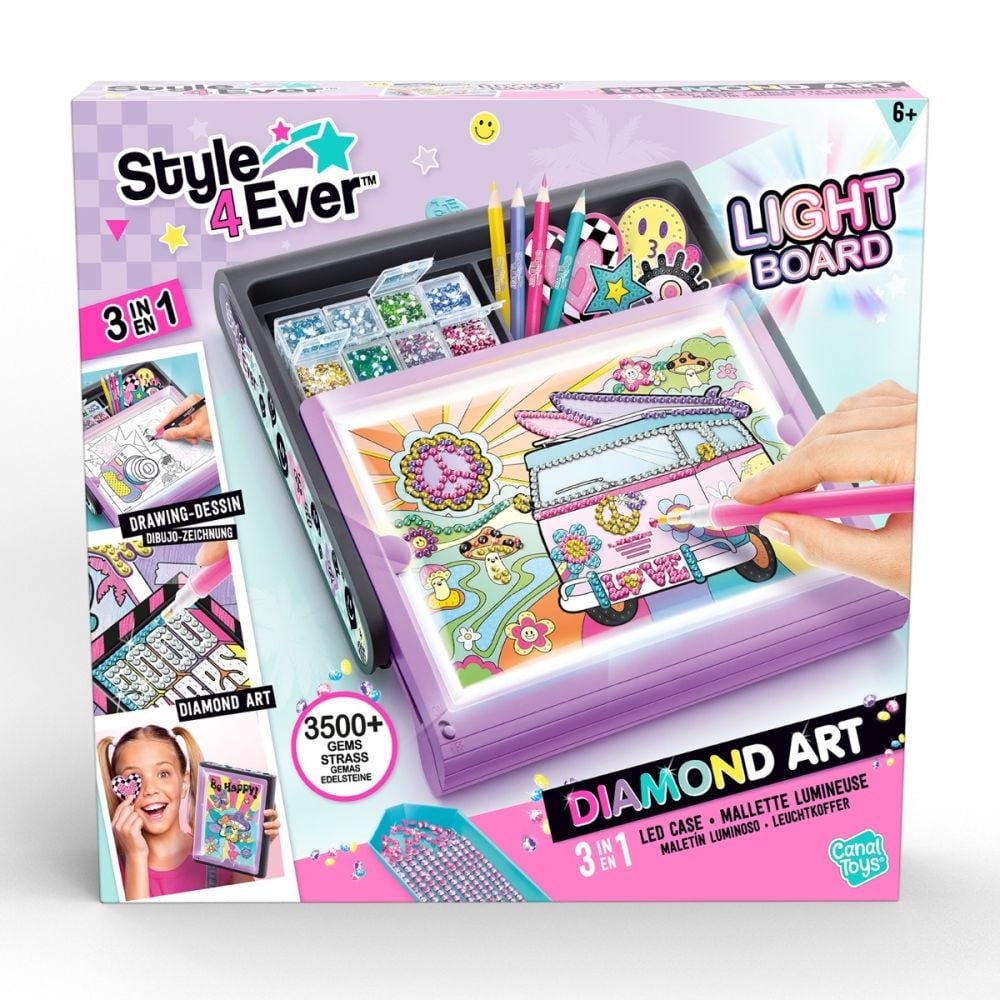 Творчески комплект 3 в 1, Style 4 Ever, Diamond Art