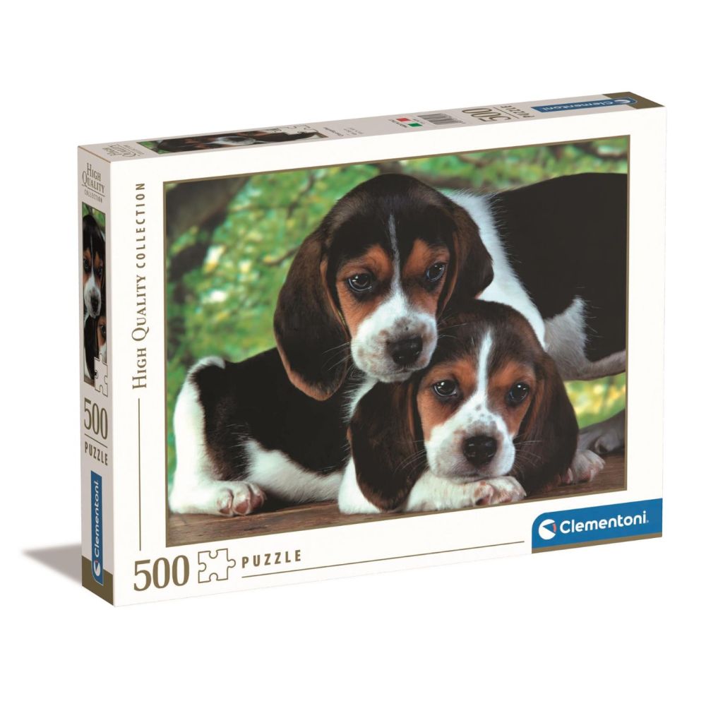 Пъзел Clementoni, Кученца, 500 части