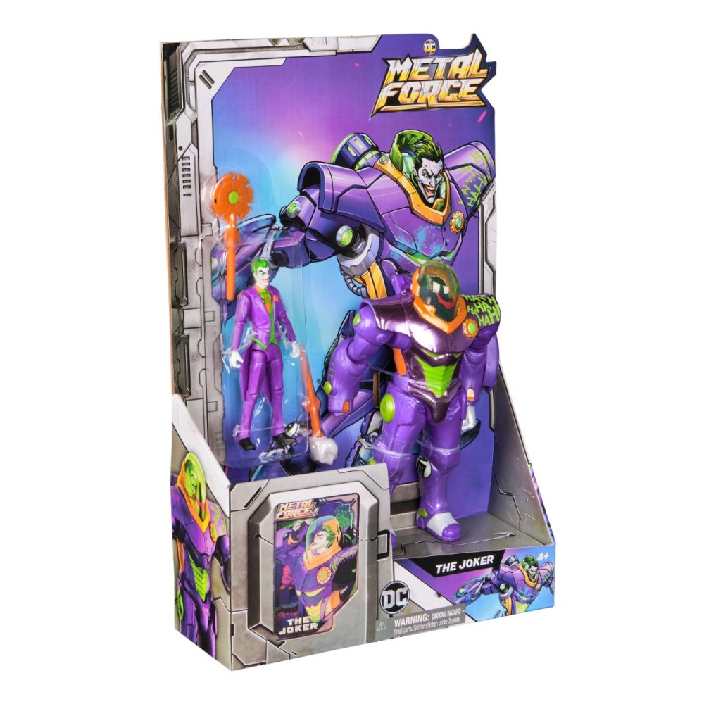 Комплект фигурка с броня, DC Comics, Metal Force, The Joker, 15 см, 20148493