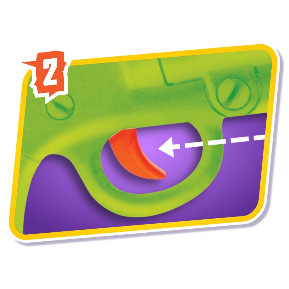 Пистолет с 9 дунапренени снаряда, Lanard Toys, Zombie Hunter