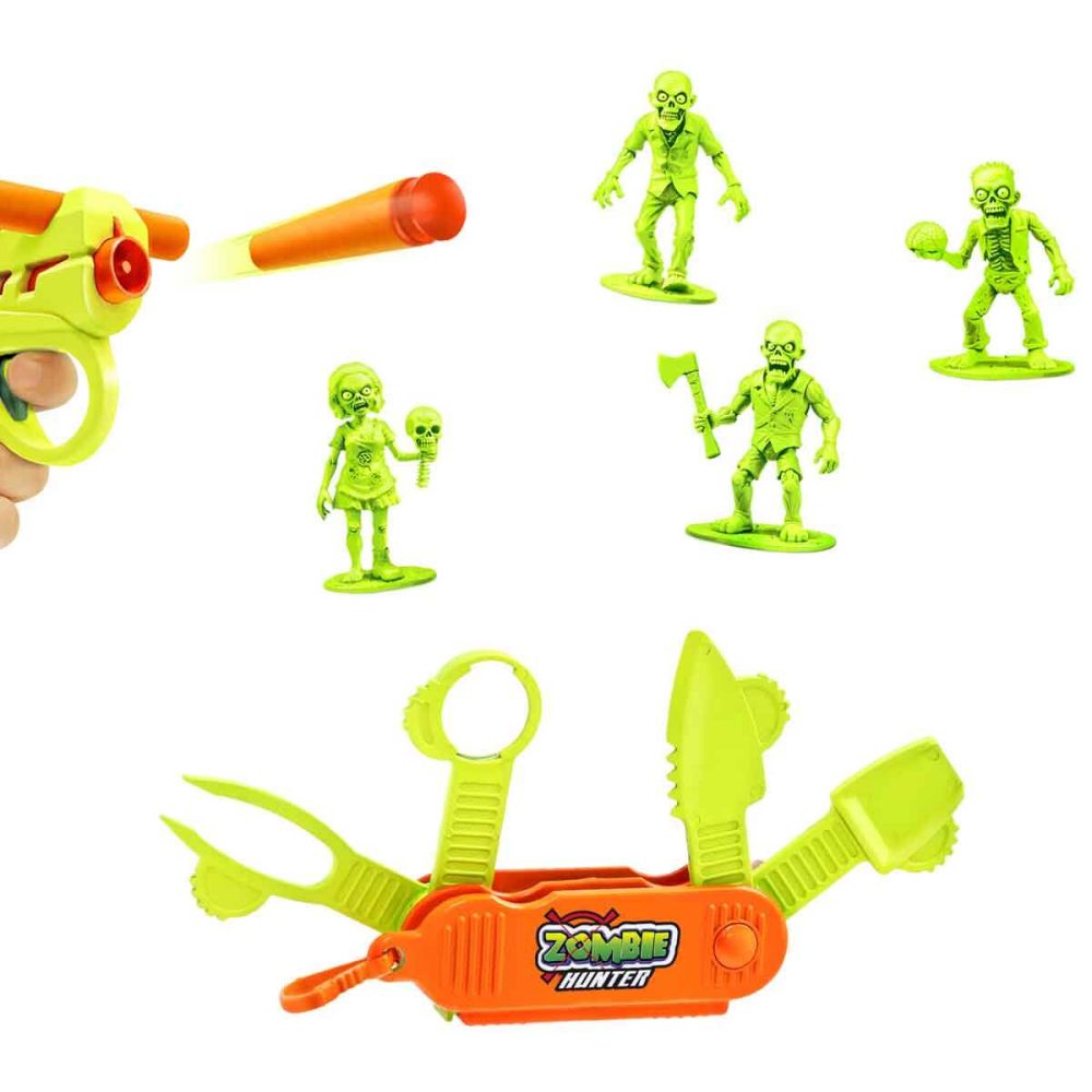 Комплект играчки оръжия, Lanard Toys, Pocket Protector Zombie Hunter