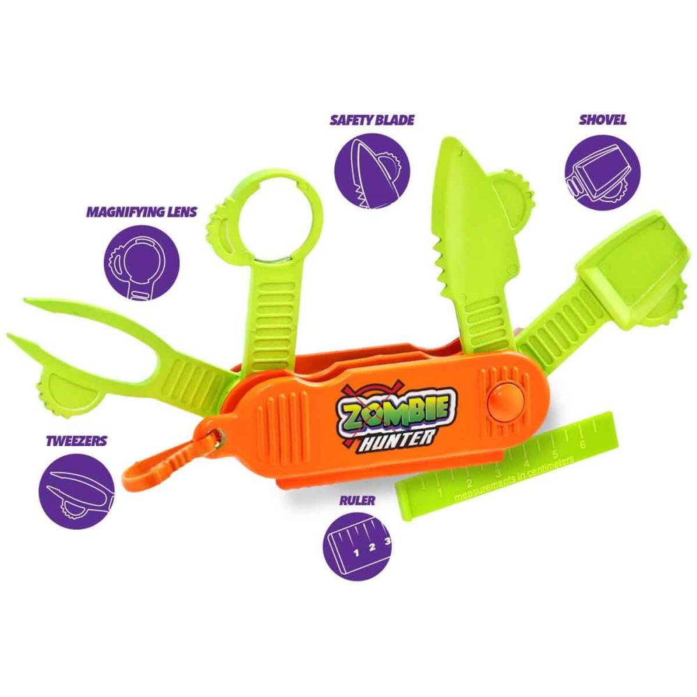 Комплект играчки оръжия, Lanard Toys, Pocket Protector Zombie Hunter