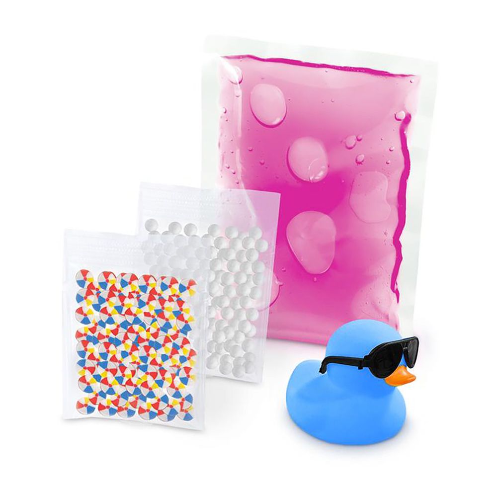 Комплект за игра със слайм, Craze Sensations, Duck Pool Party, Син