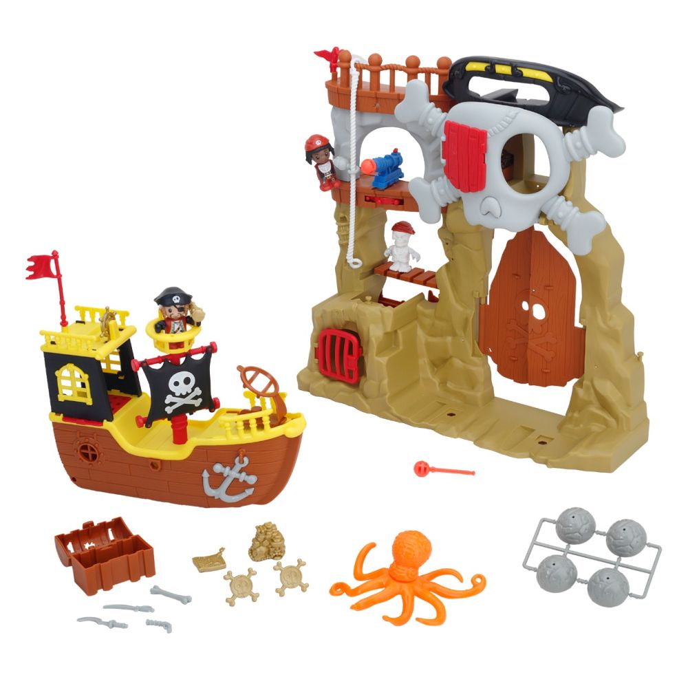 Комплект за игра, Tiny Kiddom, Пиратски остров, 26 части