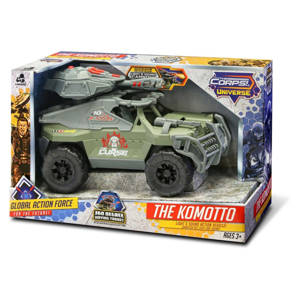 Военен Джип със светлини и звуци, The Corps Universe, Lanard Toys