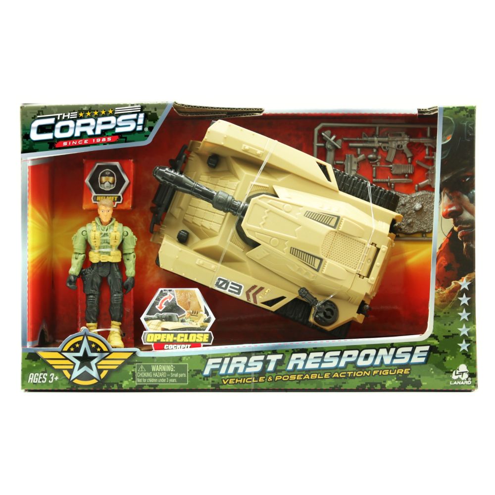 Комплект танк с фигурка, The Corps Universe, Lanard Toys