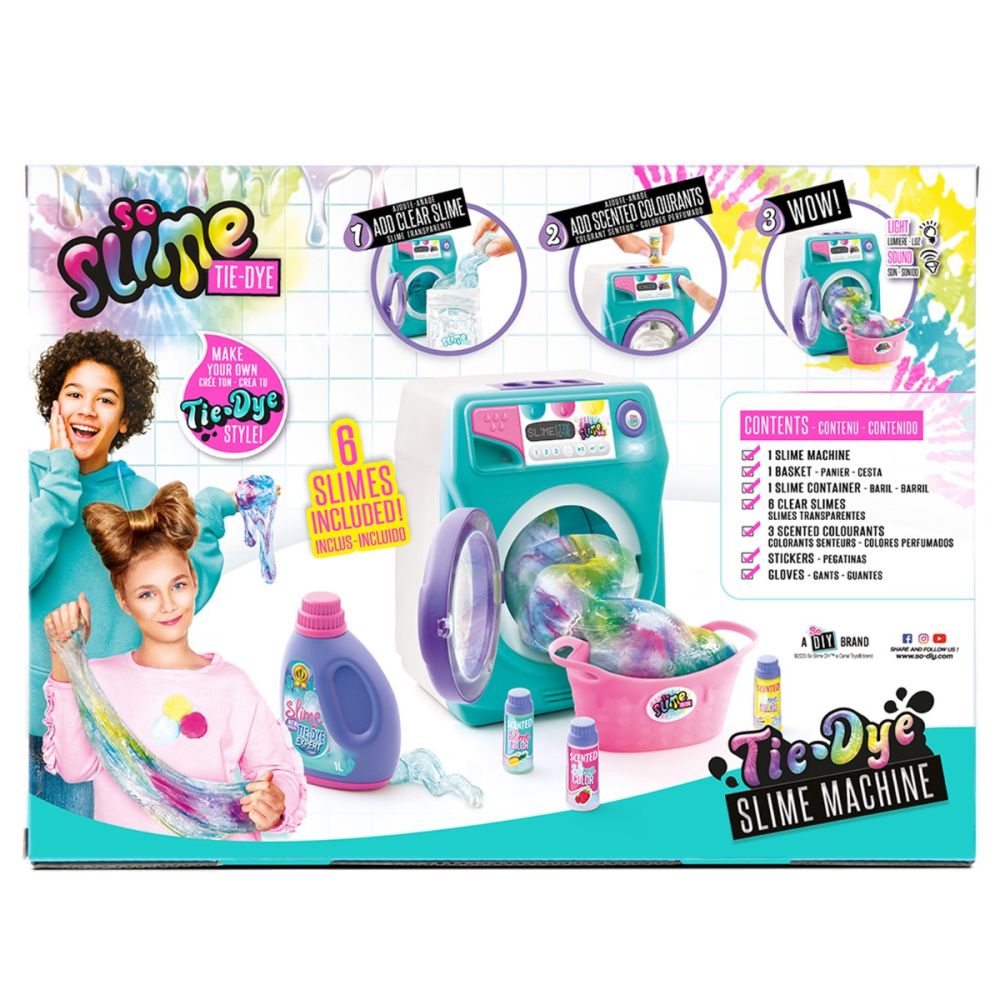 Креативен комплект за игра, Slime Tie-Dye, Машина за оцветяване на слайм