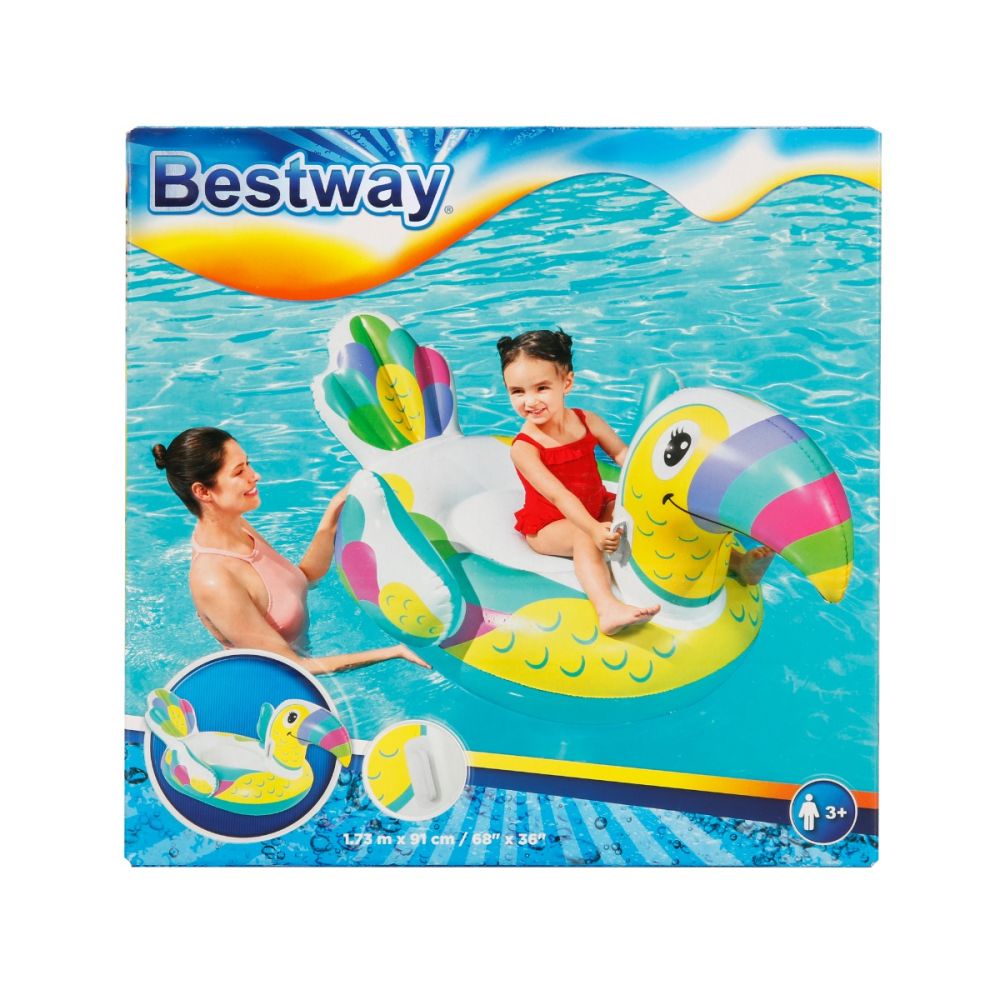 Надуваем дюшек с дръжки, Bestway, Тукан, 173 x 91 см