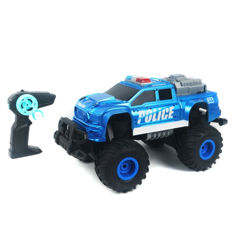 Офроуд количка с дистанционно, Crazon, 1:14, Police