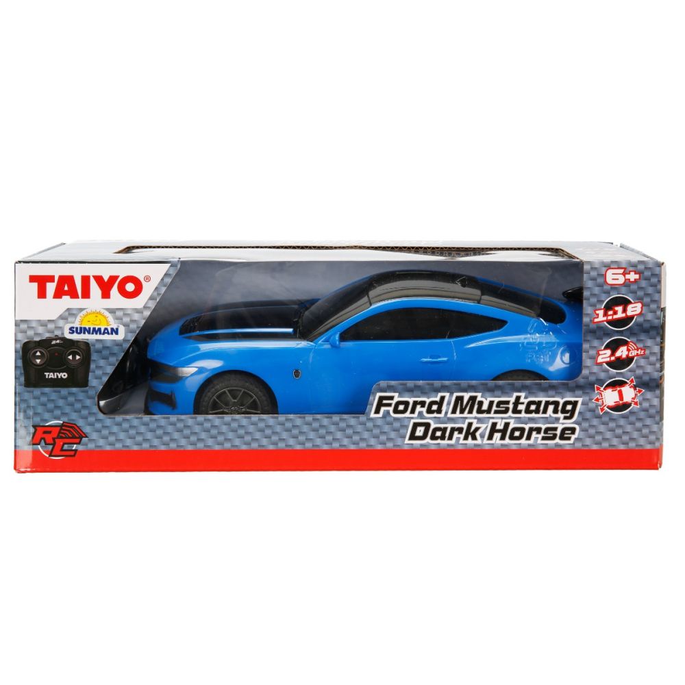 Количка с дистанционно, Taiyo, Ford Mustang GTD Dark Horse, Синя