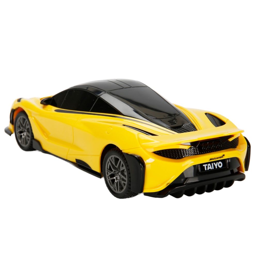 Количка с дистанционно, Taiyo, McLaren 765LT, Жълта