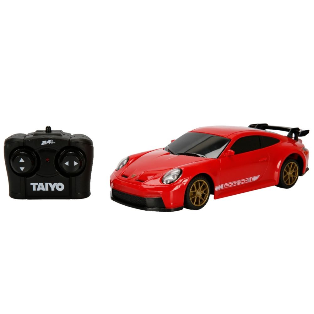 Количка с дистанционно, Taiyo, Porsche 911 GT3, Червена