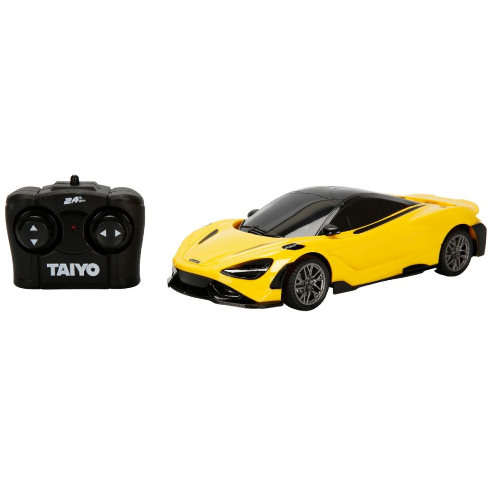 Количка с дистанционно, Taiyo, McLaren 765LT, Жълта