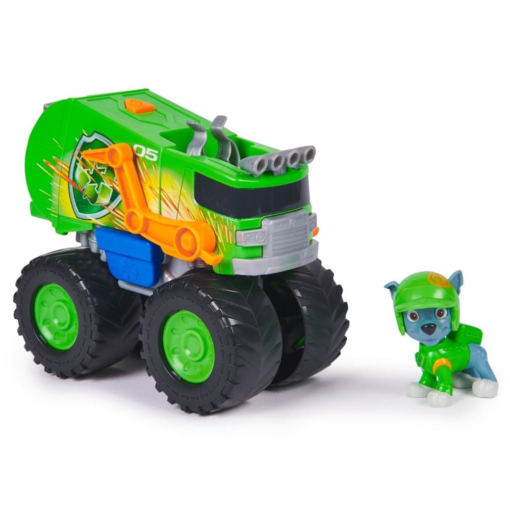 Превозно средство с фигурка Rocky, Paw Patrol, Rescue Wheels Recycle Truck, 6069331