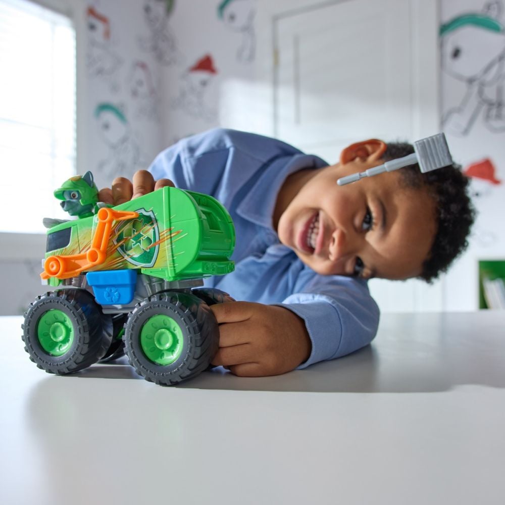 Превозно средство с фигурка Rocky, Paw Patrol, Rescue Wheels Recycle Truck, 6069331