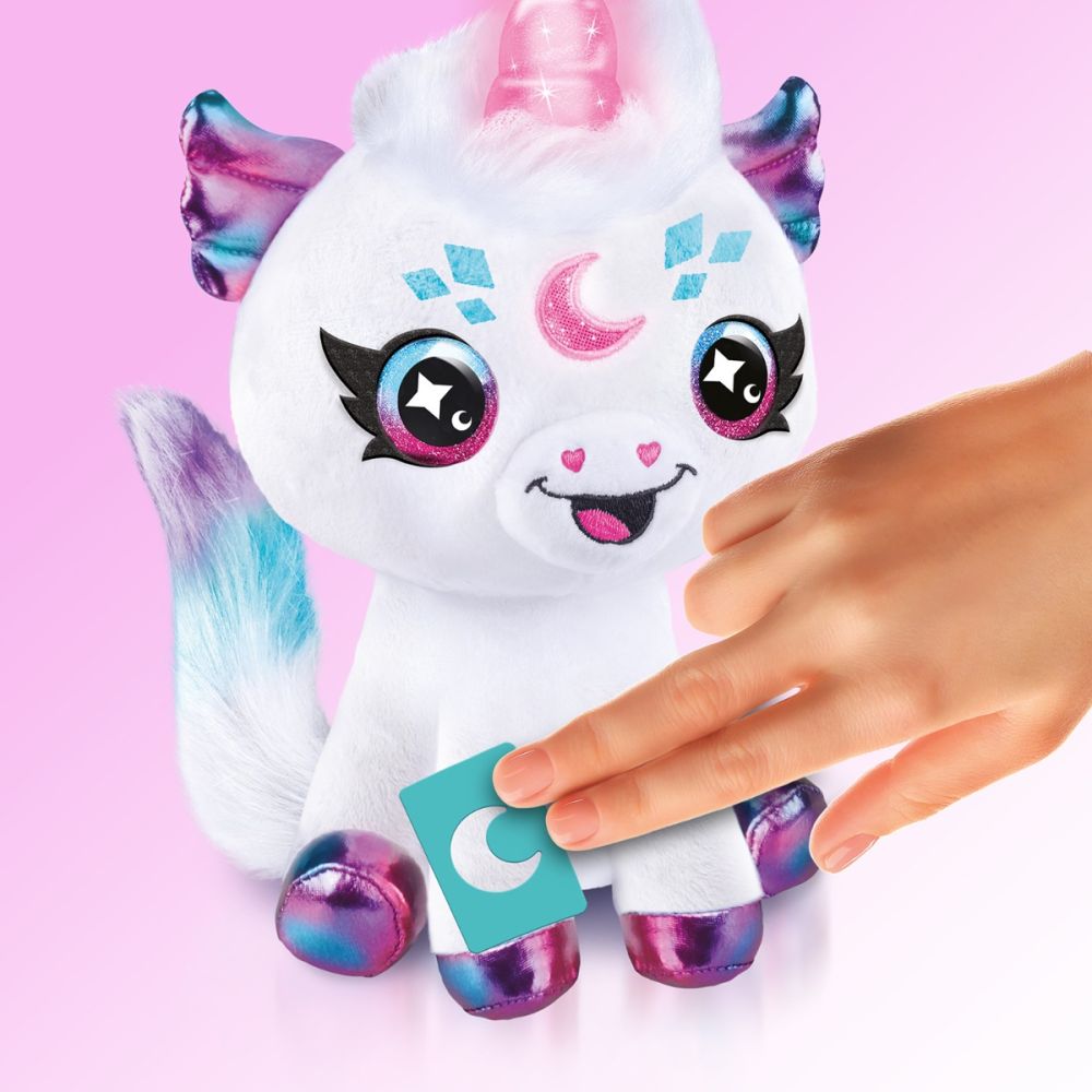 Плюшена играчка за оцветяване, Airbrush Plush, Light Up Cosmic Unicorn