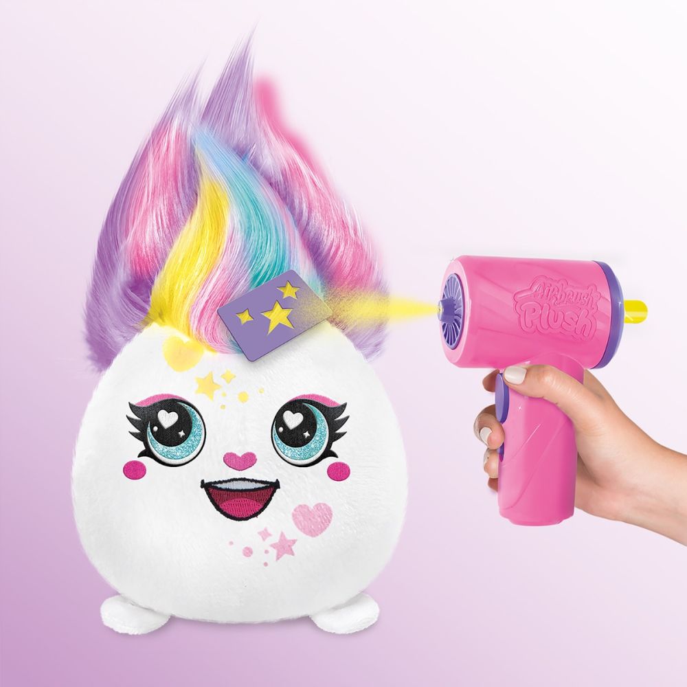 Плюшена играчка за оцветяване, Airbrush Plush, Hair iffic Salon