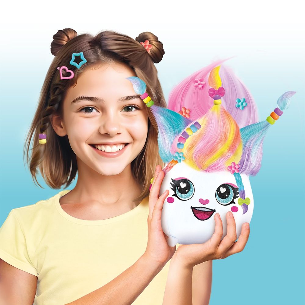 Плюшена играчка за оцветяване, Airbrush Plush, Hair iffic Salon
