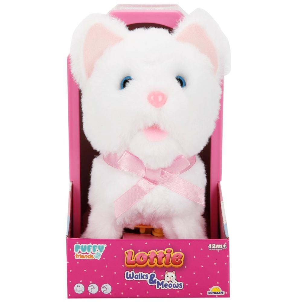 Интерактивна плюшена играчка, коте Lottie, Puffy Friends