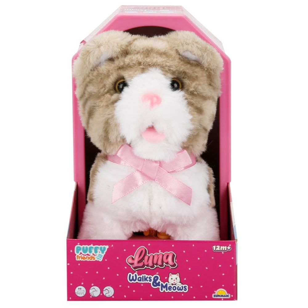 Интерактивна плюшена играчка, Puffy Friends, котето Luna